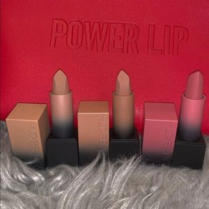 Huda beauty lipsticks with Pr bag